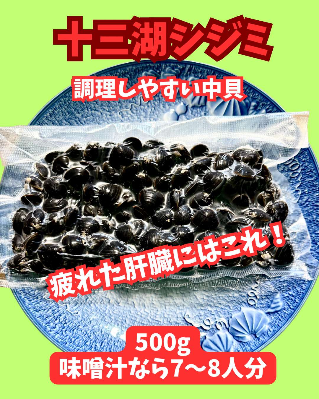 02009青森十三湖しじみ（500g真空冷凍） – プロ向け仕入れ市場 ごんちゃん