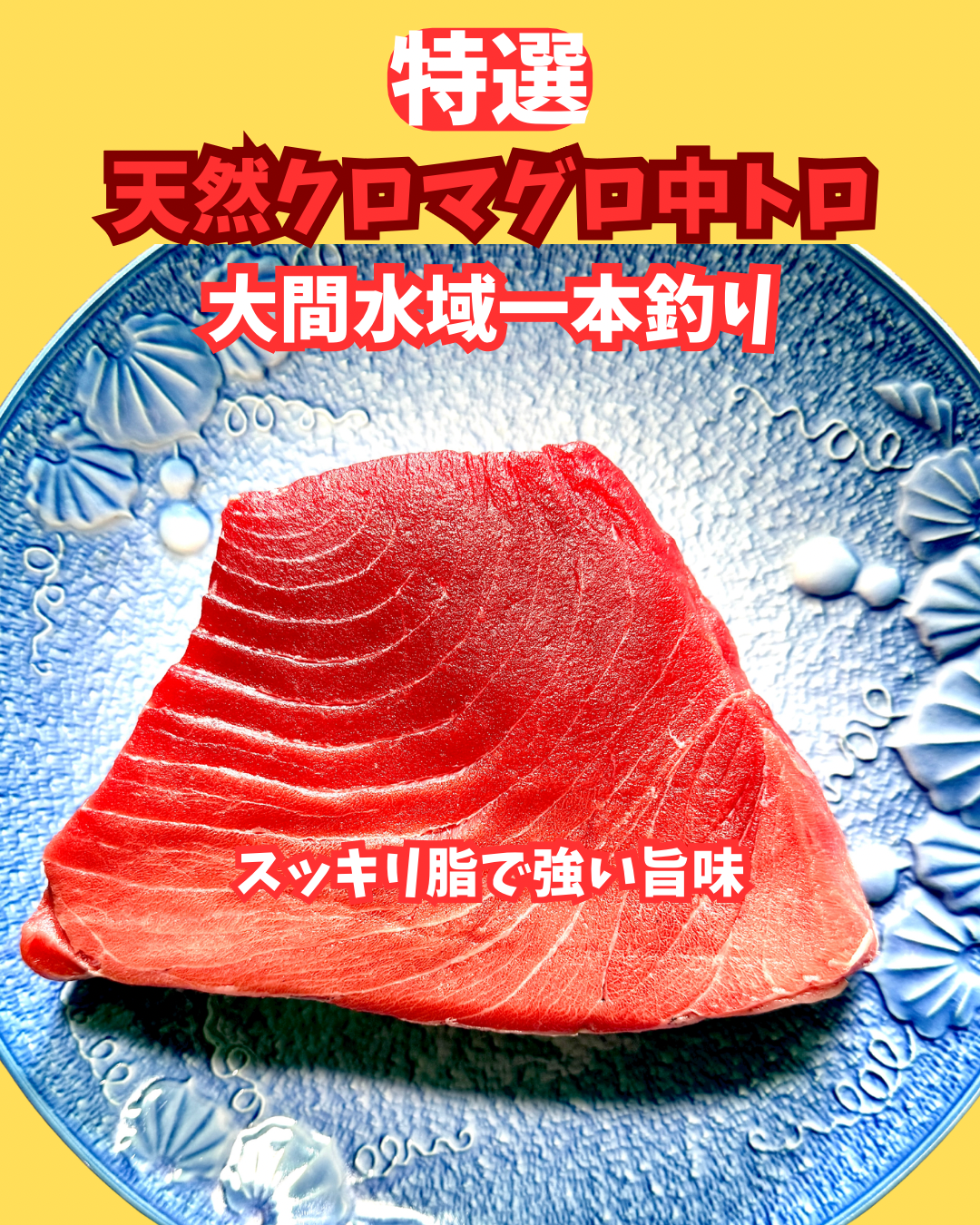 02078特選クロマグロ中トロ(400gUP)(真空冷凍)