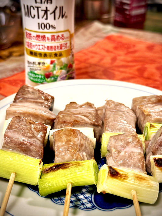 マグロのねぎま串焼き