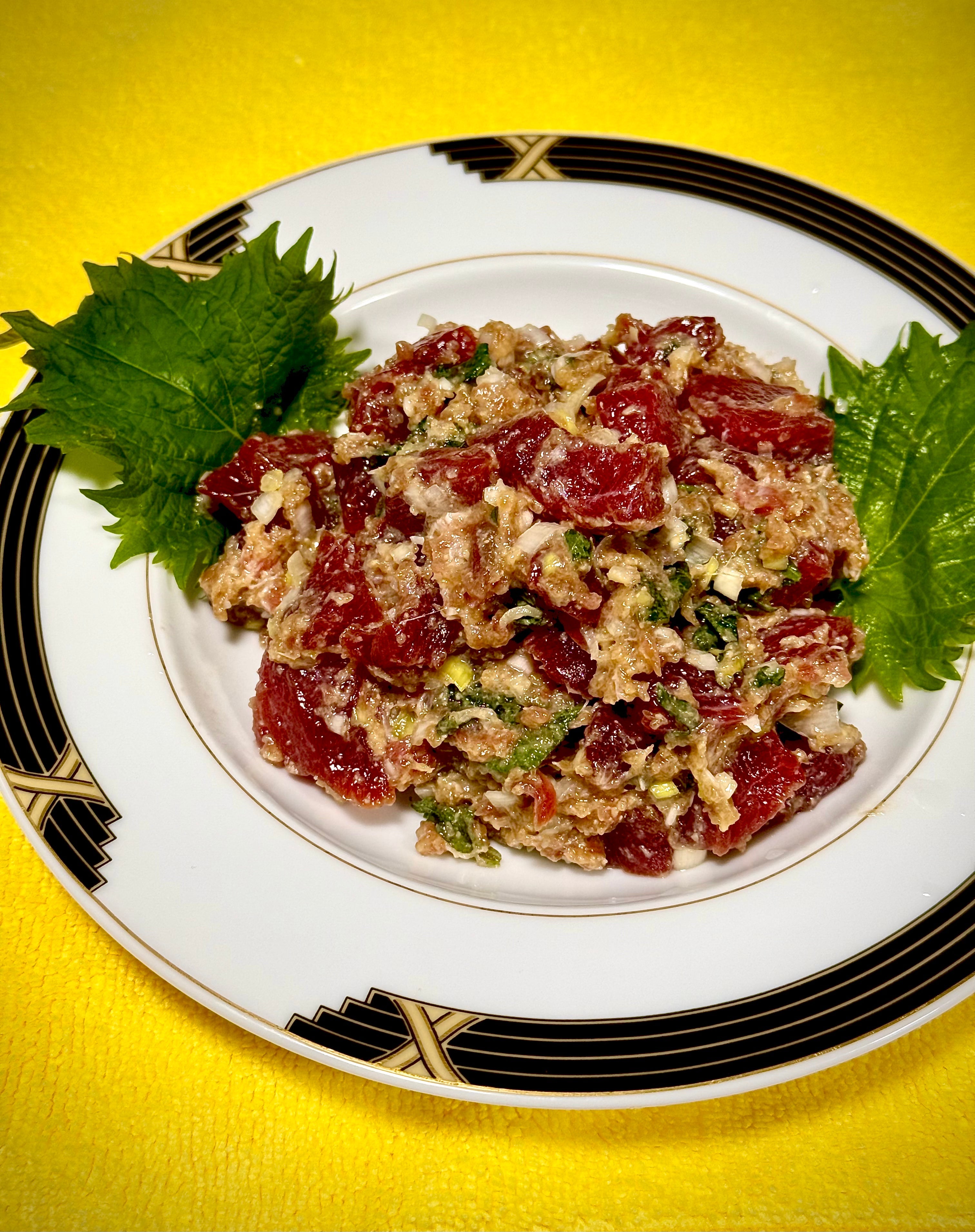 大間マグロの贅沢なめろう