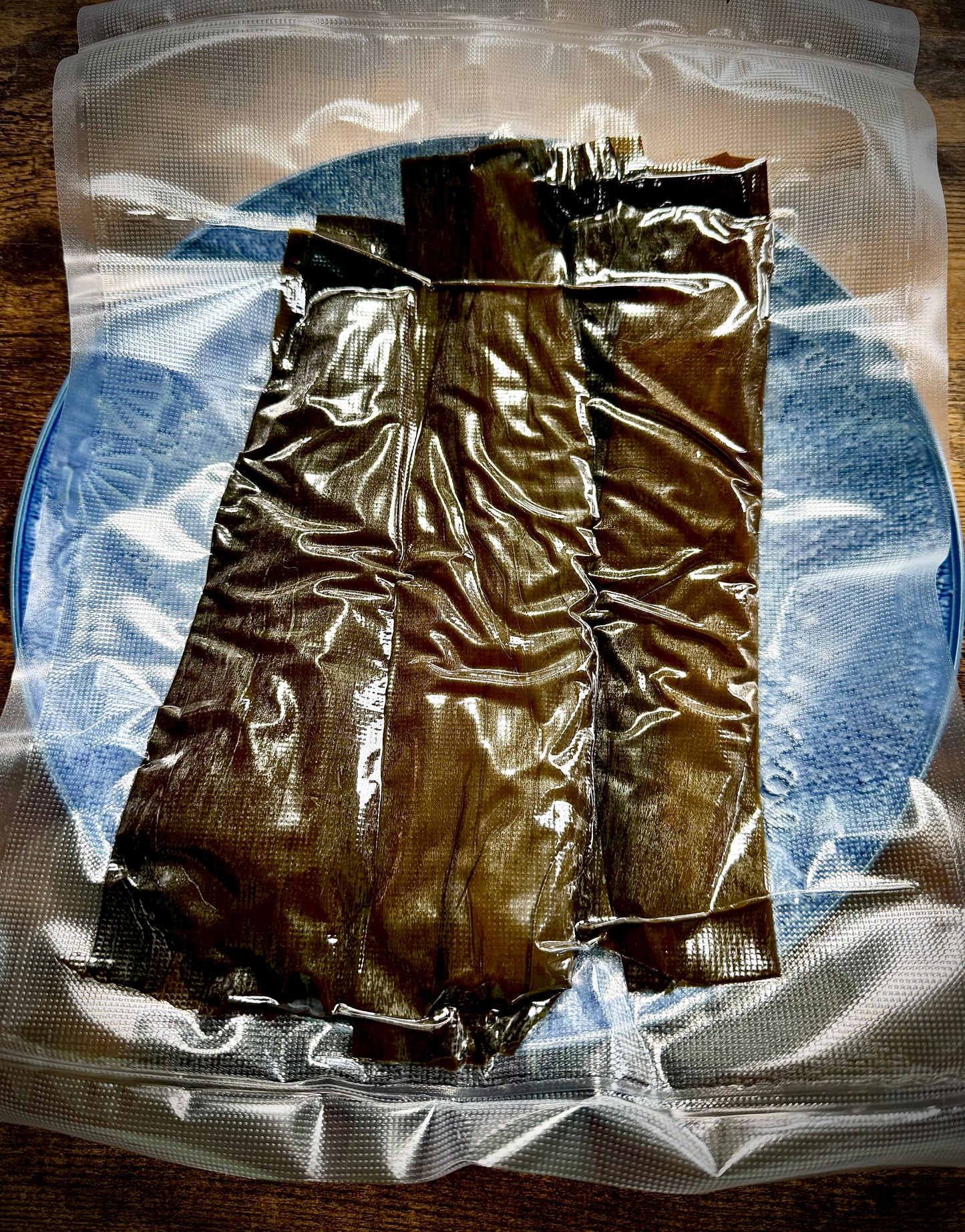 02008真冬の天然ヒラメ若生昆布〆（400ｇUP真空冷凍）