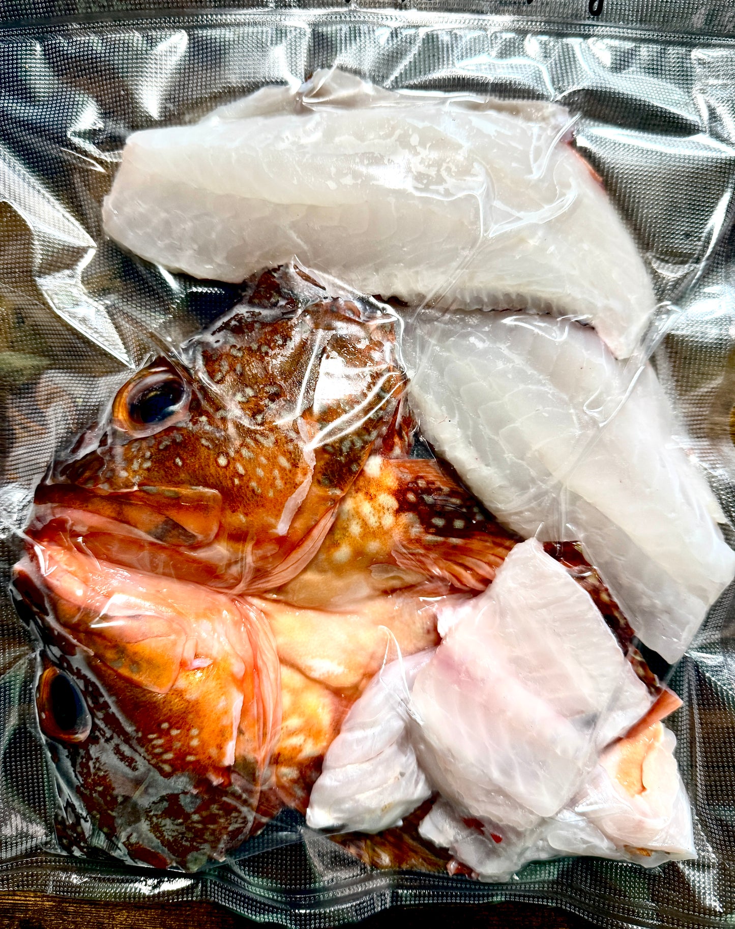 02065津軽海峡大カサゴの3点セット（700ｇ）（真空冷凍）
