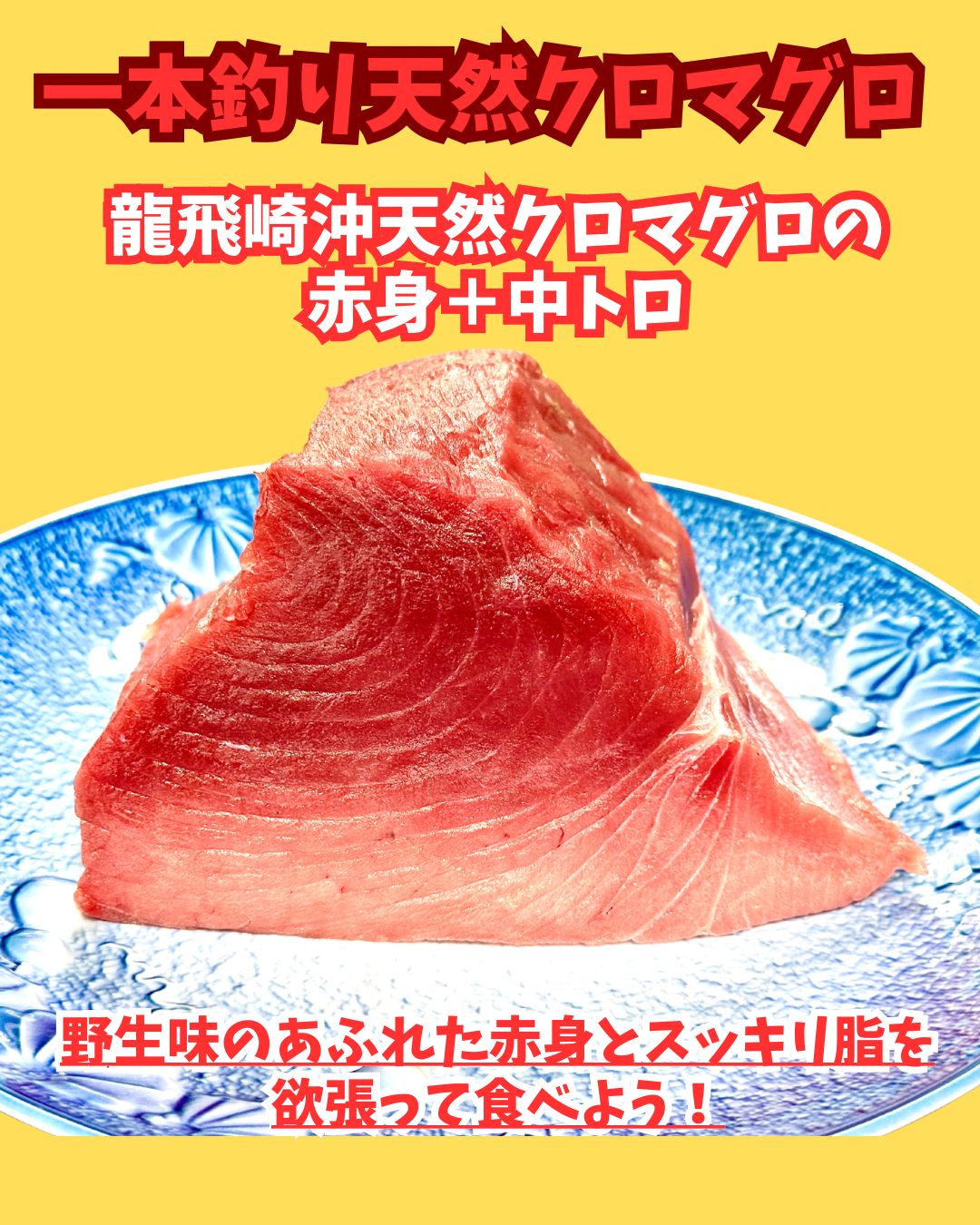 02090天然クロマグロの赤身中トロ（400ｇUP）（真空冷凍）